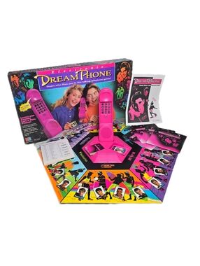 Vtg Milton Bradly 1991 Electronic Dream Phone Board Game 100% Complete Works!
